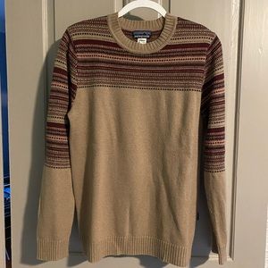 Patagonia retro pattern wool ski sweater